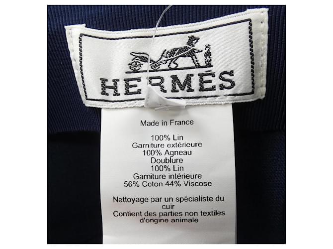 Hermès Hermes Hat Blue Navy blue - view 3