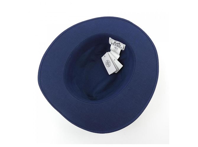 Hermès Hermes Hat Blue Navy blue - view 5
