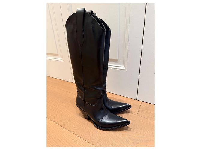 Botas de Cowboy Maison Martin Margiela Negro - vista 2