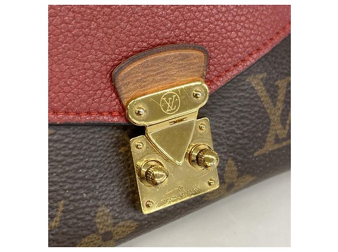 Portafoglio Pallas Compact Tri-fold Monogramma Louis Vuitton Marrone Fuschia - vista 12