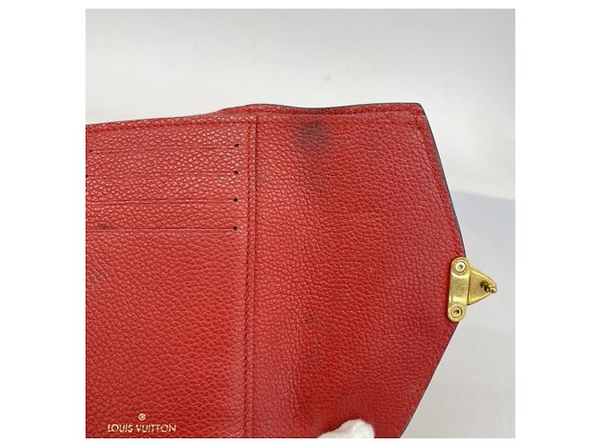 Portafoglio Pallas Compact Tri-fold Monogramma Louis Vuitton Marrone Fuschia - vista 13