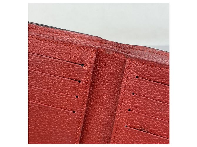 Portafoglio Pallas Compact Tri-fold Monogramma Louis Vuitton Marrone Fuschia - vista 14