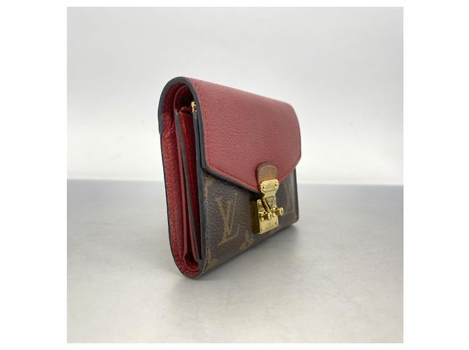Portafoglio Pallas Compact Tri-fold Monogramma Louis Vuitton Marrone Fuschia - vista 2