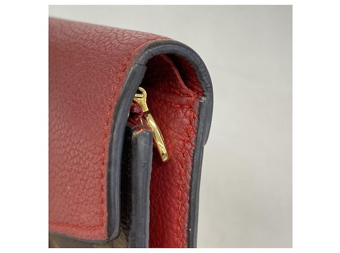 Portafoglio Pallas Compact Tri-fold Monogramma Louis Vuitton Marrone Fuschia - vista 9