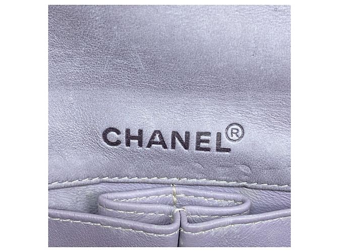 Bolsa de Ombro Chanel Chocobar em Couro Patente Bege - vista 5