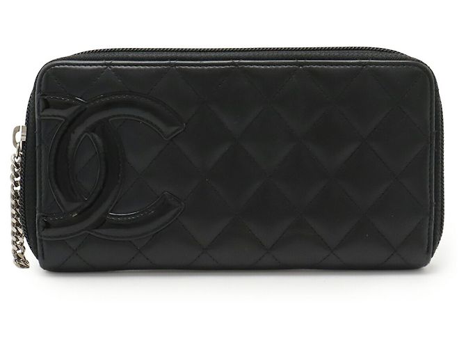 CHANEL Cartera Larga Cambon Negro Rosa - vista 2