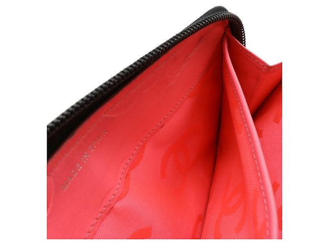 CHANEL Cartera Larga Cambon Negro Rosa - vista 7