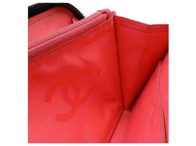 CHANEL Cartera Larga Cambon Negro Rosa - vista 8
