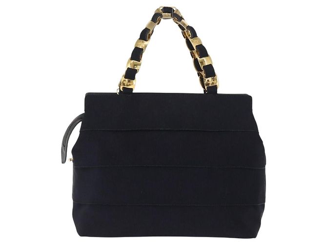 Borsa Vala in tela Salvatore Ferragamo Blu navy - vista 2
