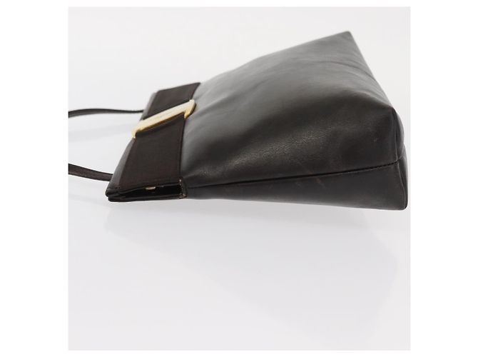 Borsa a Spalla Vala in Pelle Salvatore Ferragamo Marrone - vista 4