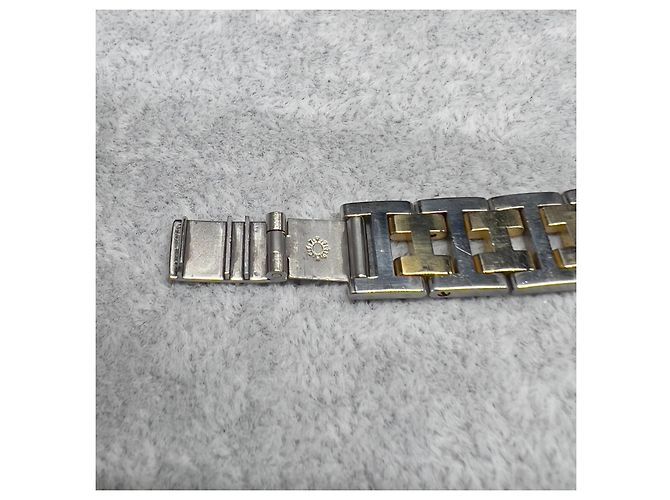 Hermès Hermes Arceau Quarz Uhr aus Edelstahl Silber Golden - Ansicht 8