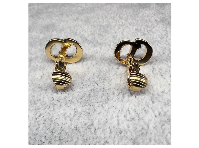 Set collana, orecchini e bracciale Christian Dior con scatola D'oro - vista 6