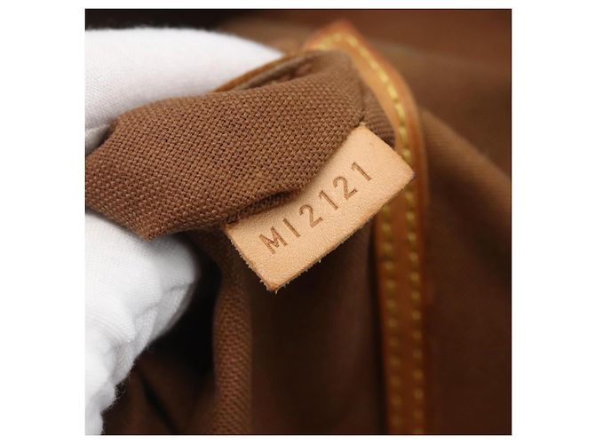 Louis Vuitton Palermo Handtasche aus Monogramm-Canvas GM Braun - Ansicht 7