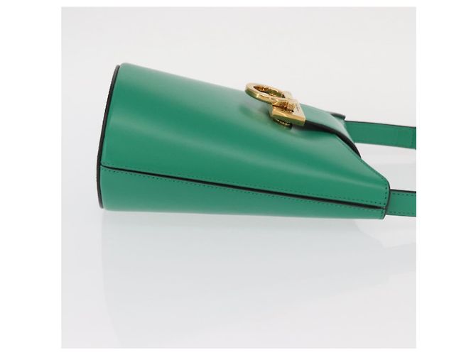 Bolsa Gancini de couro Salvatore Ferragamo Verde - vista 3