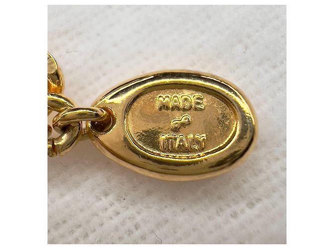 Bracciale Triomphe in tono oro con strass di Céline D'oro - vista 5