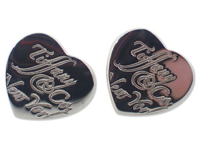 Tiffany & Co Orecchini a forma di cuore TIFFANY 925 Notes - vista 2