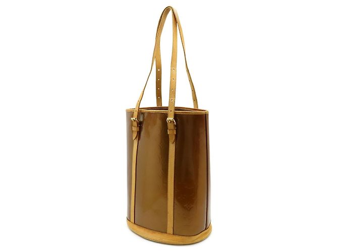 Borsa a Spalla Bucket GM Vernis Louis Vuitton Marrone - vista 3