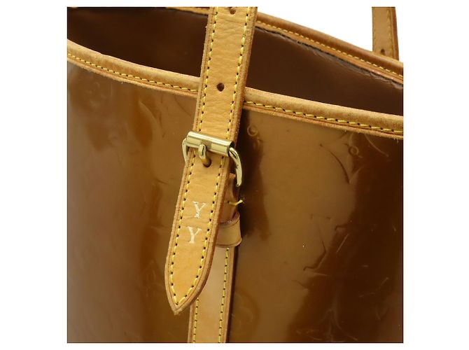 Borsa a Spalla Bucket GM Vernis Louis Vuitton Marrone - vista 8