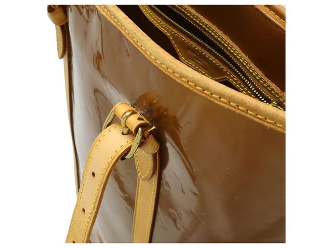 Borsa a Spalla Bucket GM Vernis Louis Vuitton Marrone - vista 9