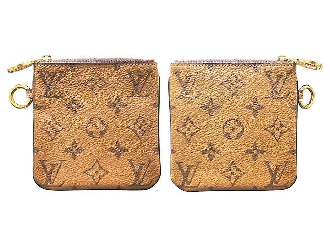 LOUIS VUITTON Pochette Trio Monogramma Gigante Inverso Marrone - vista 11