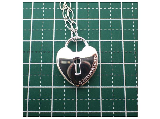 Tiffany & Co Collar Péndulo Corazón con Llave Tiffany 925 - vista 10
