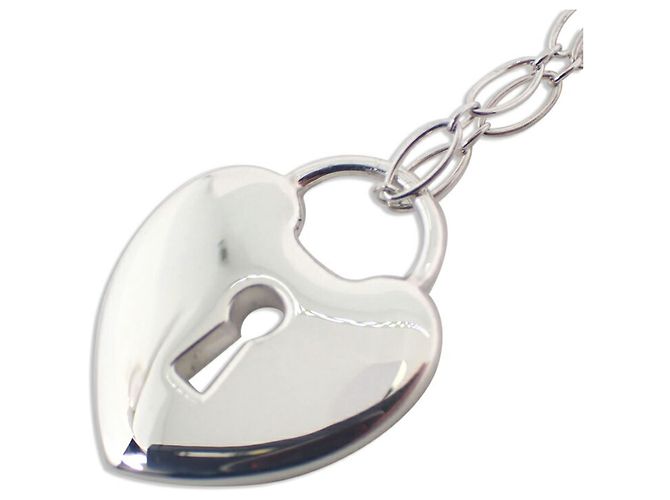Tiffany & Co Collar Péndulo Corazón con Llave Tiffany 925 - vista 2