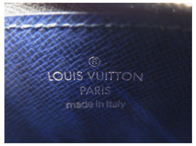 BILLETERA DE MONEDAS LOUIS VUITTON M30270 EN LONA TAIGARAMA Azul - vista 7