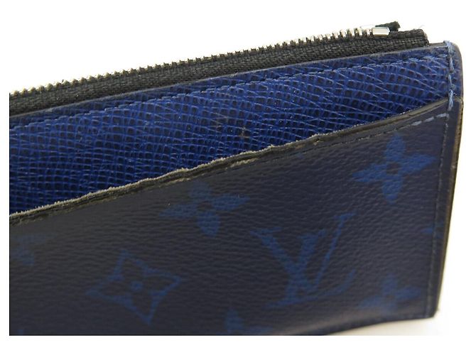 BILLETERA DE MONEDAS LOUIS VUITTON M30270 EN LONA TAIGARAMA Azul - vista 8