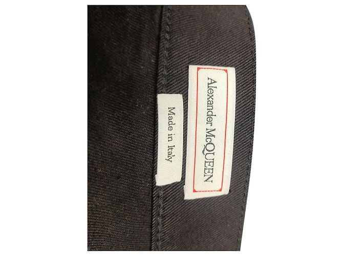 Jeans de pierna recta Alexander McQueen en denim negro - vista 2