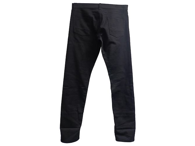 Jeans de pierna recta Alexander McQueen en denim negro - vista 4