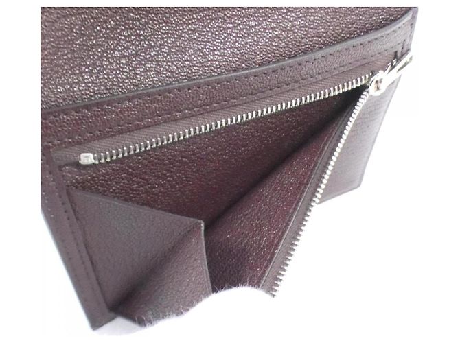 Portafoglio Compact Chevre Béarn di Hermès Marrone - vista 9