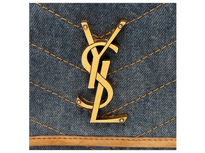 Saint Laurent Denim Wildleder Monogramm Niki Mittel Schultertasche - Ansicht 10