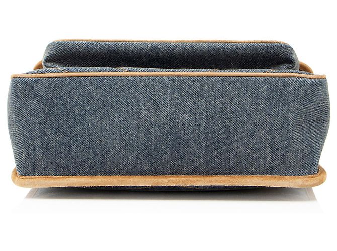 Saint Laurent Denim Wildleder Monogramm Niki Mittel Schultertasche - Ansicht 4