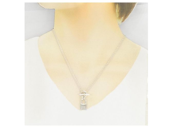 Collana Hermès Amulette Cadena in argento 925 Metallico - vista 6