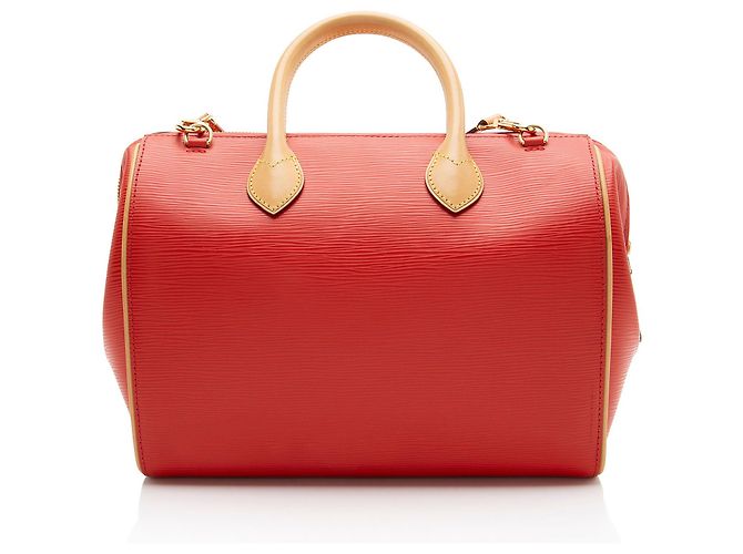 Borsa a mano PM in pelle Epi Louis Vuitton Rosso - vista 3
