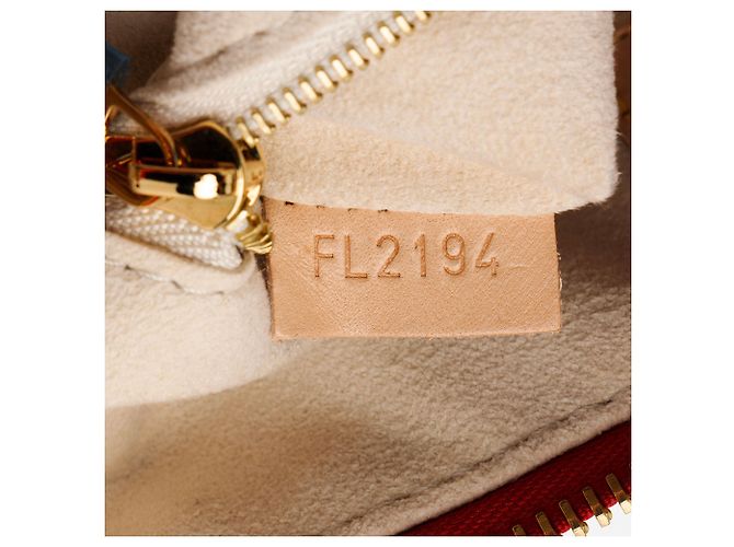 Borsa a mano PM in pelle Epi Louis Vuitton Rosso - vista 6