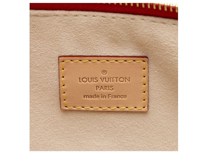Borsa a mano PM in pelle Epi Louis Vuitton Rosso - vista 8