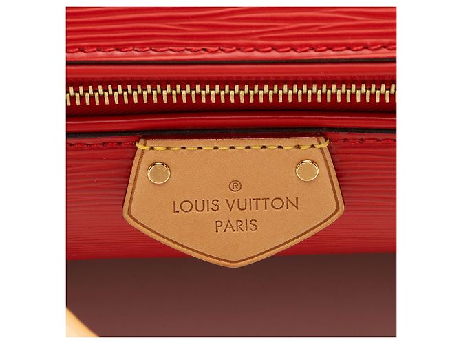 Borsa a mano PM in pelle Epi Louis Vuitton Rosso - vista 9