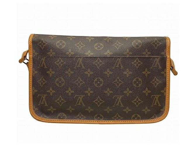 Borsa a Spalla Gibeciere MM Monogram Louis Vuitton Marrone - vista 4