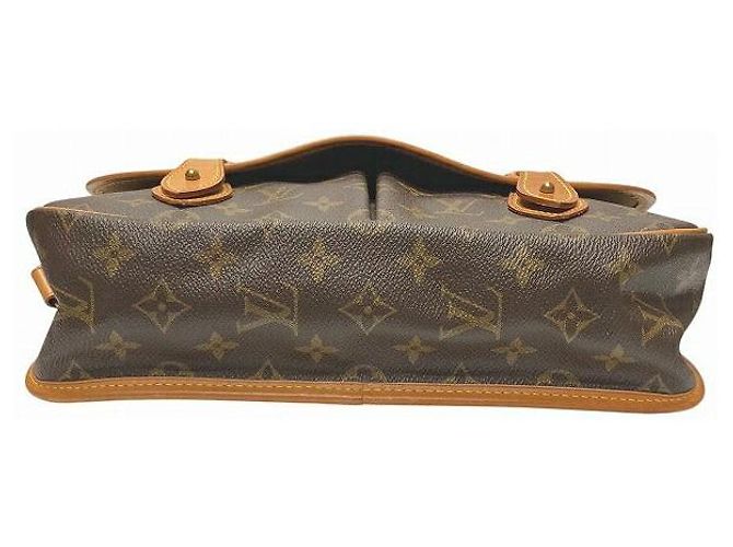 Borsa a Spalla Gibeciere MM Monogram Louis Vuitton Marrone - vista 5