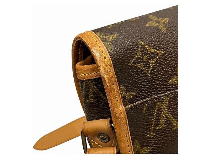 Borsa a Spalla Gibeciere MM Monogram Louis Vuitton Marrone - vista 9
