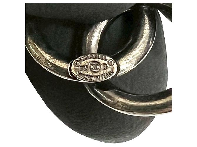 Chanel Coco Mark Ohrringe Silber Metallisch - Ansicht 3