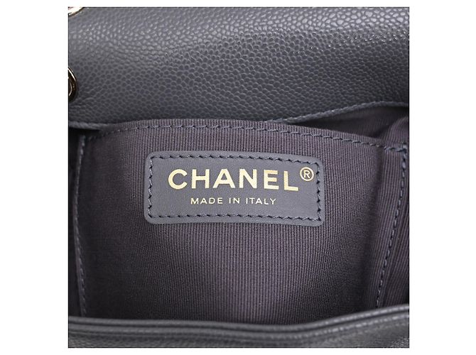 Timeless Chanel Medium Duma Backpack in Grey Leather - view 10