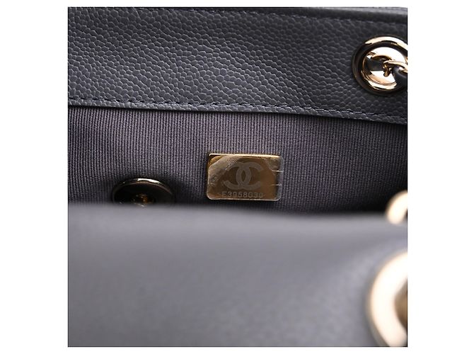 Timeless Chanel Medium Duma Backpack in Grey Leather - view 9