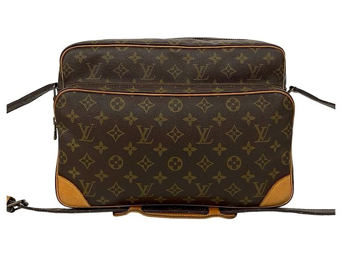 Sac à main en cuir Monogram Nile de Louis Vuitton Métallisé Bronze - vue 2