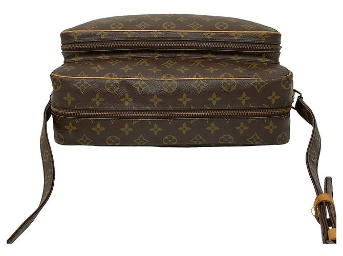 Sac à main en cuir Monogram Nile de Louis Vuitton Métallisé Bronze - vue 5