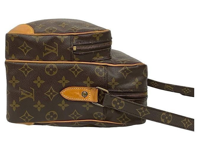 Sac à main en cuir Monogram Nile de Louis Vuitton Métallisé Bronze - vue 7