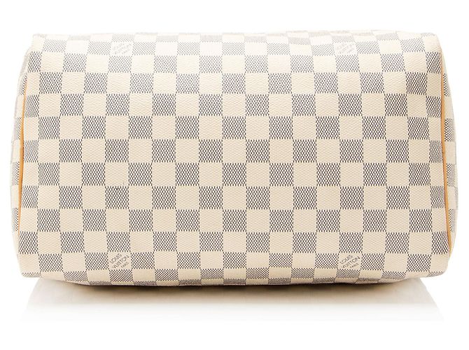 Louis Vuitton Damier Azur Speedy 30 Tasche Blau - Ansicht 4