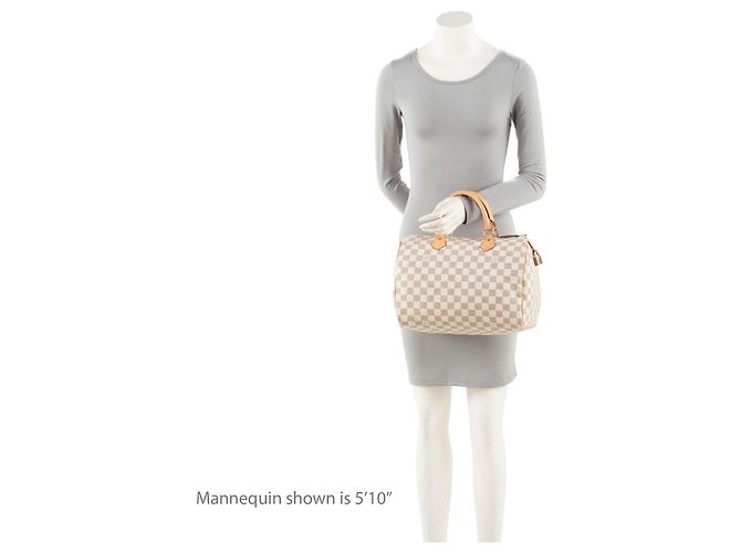 Louis Vuitton Damier Azur Speedy 30 Tasche Blau - Ansicht 5