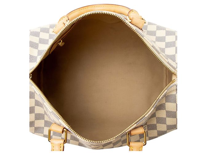Louis Vuitton Damier Azur Speedy 30 Tasche Blau - Ansicht 7